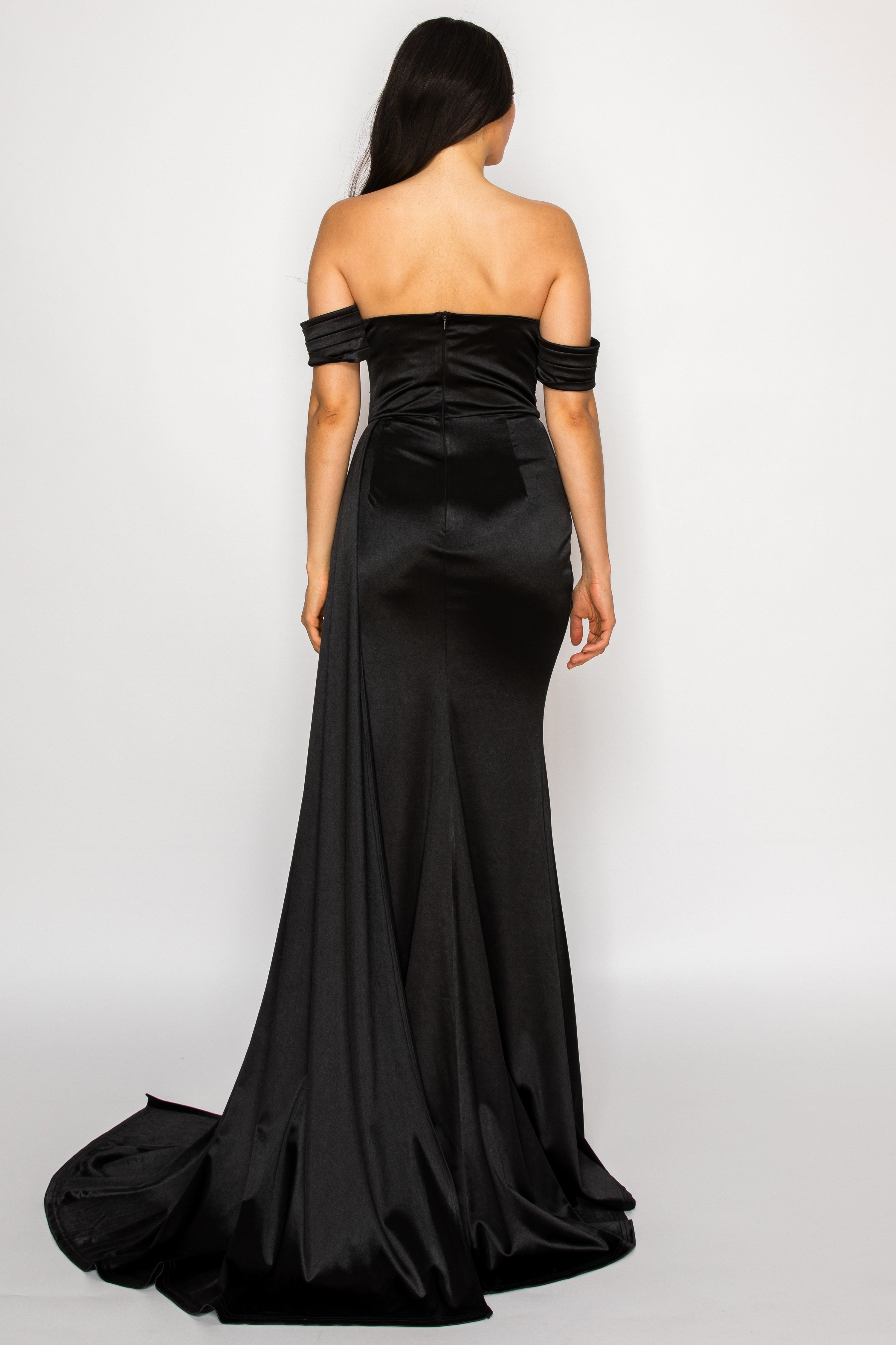 Satin Ann Corset Fitted Dress