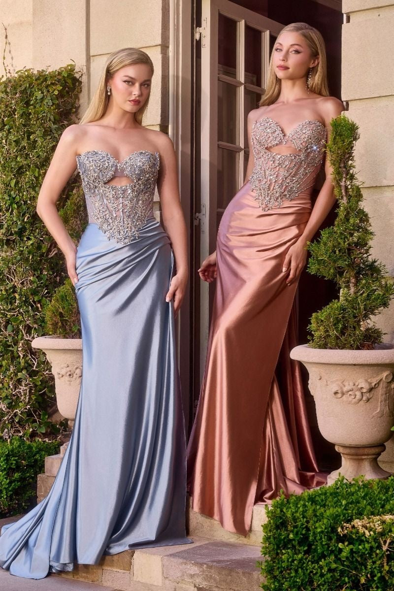 Step into sophistication Ann in this fitted evening gown