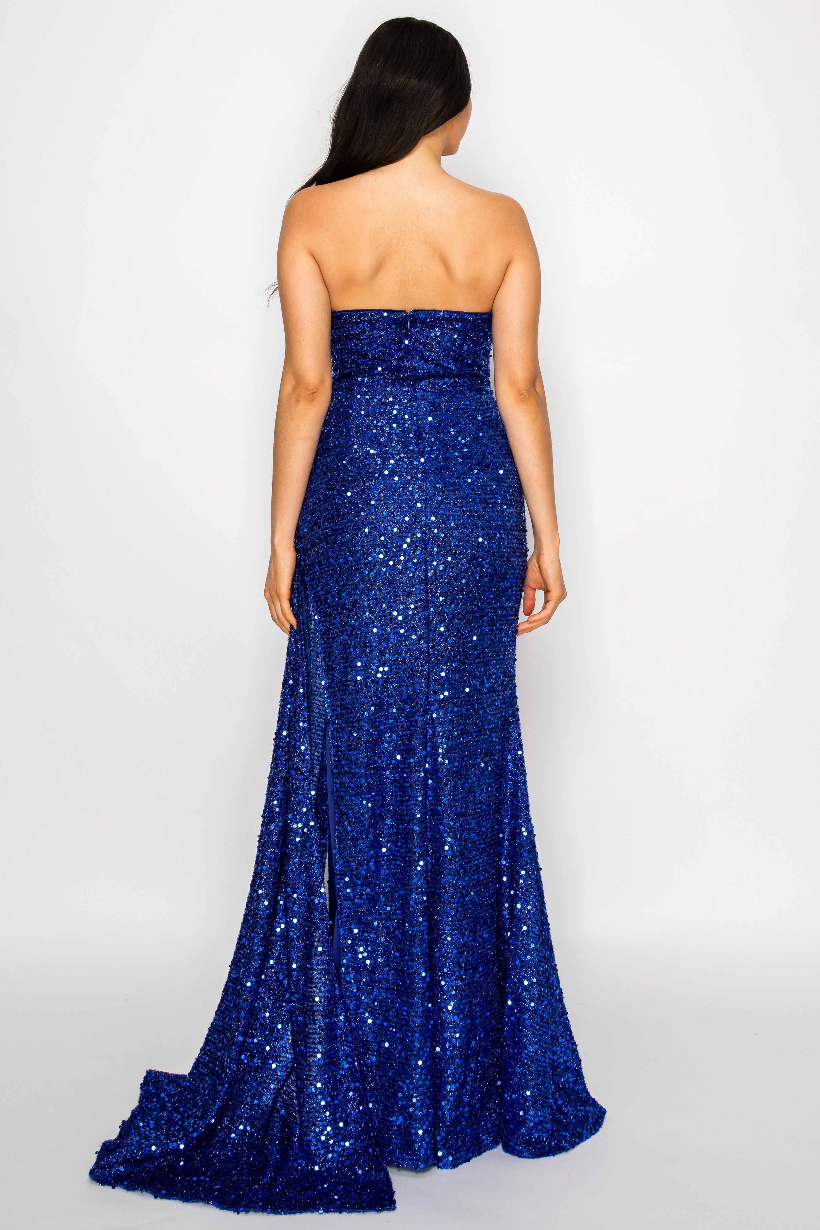 Sequin Ann Corset Fitted Dress