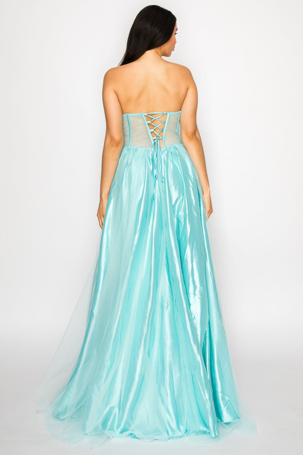 Flower  Ann Embellishments Prom Gown