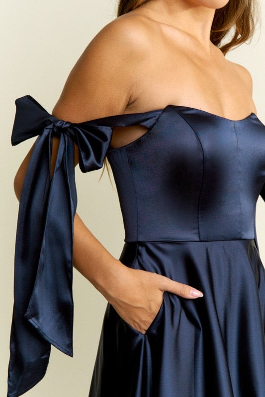 Midi Dress Ann With Matching Tulle Skirt Underlay