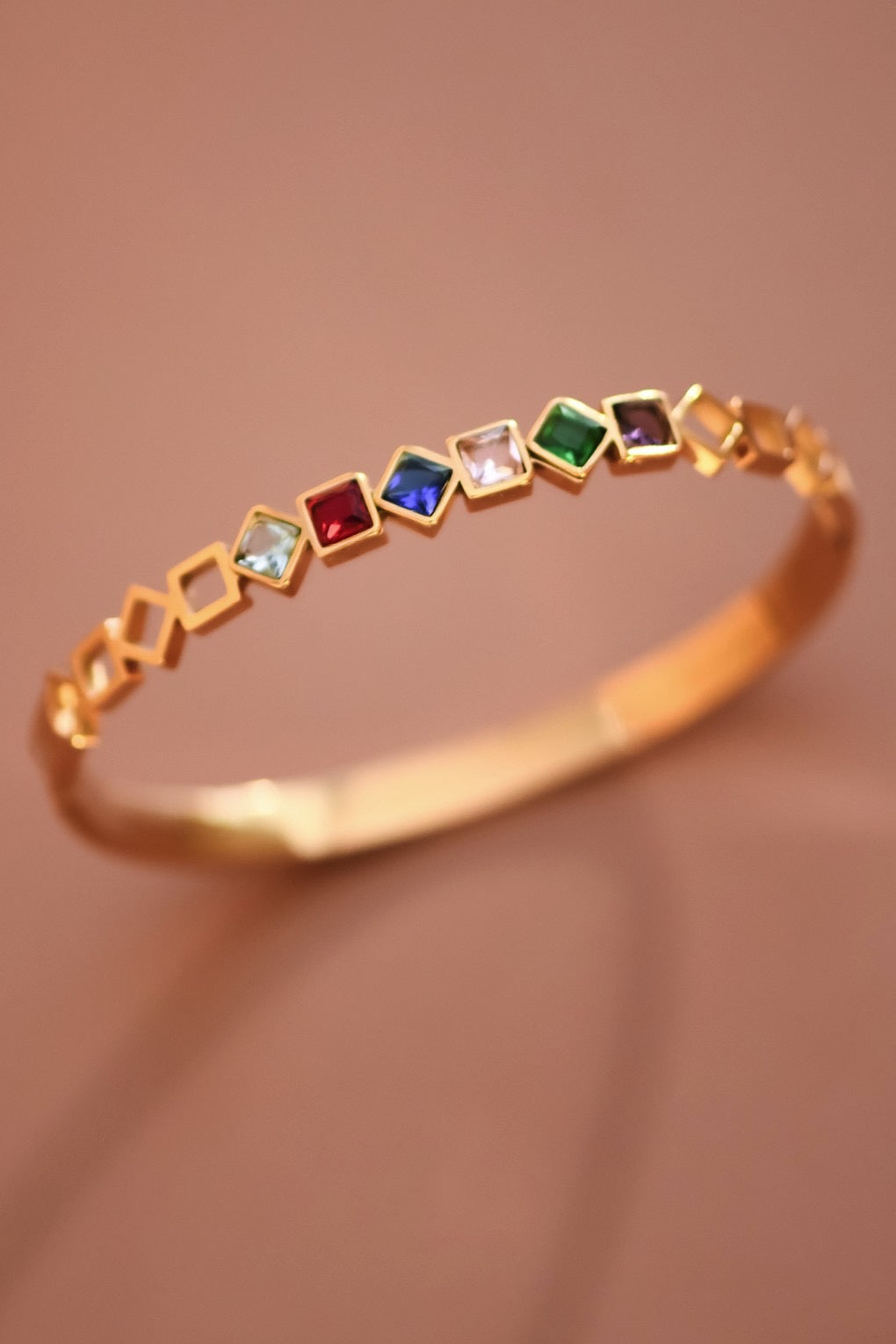 18k ANN Waterproof Non-tarnish Stainless Steel Bangle