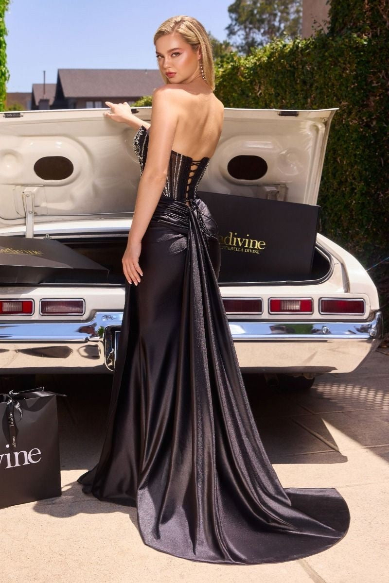 Step into sophistication Ann in this fitted evening gown