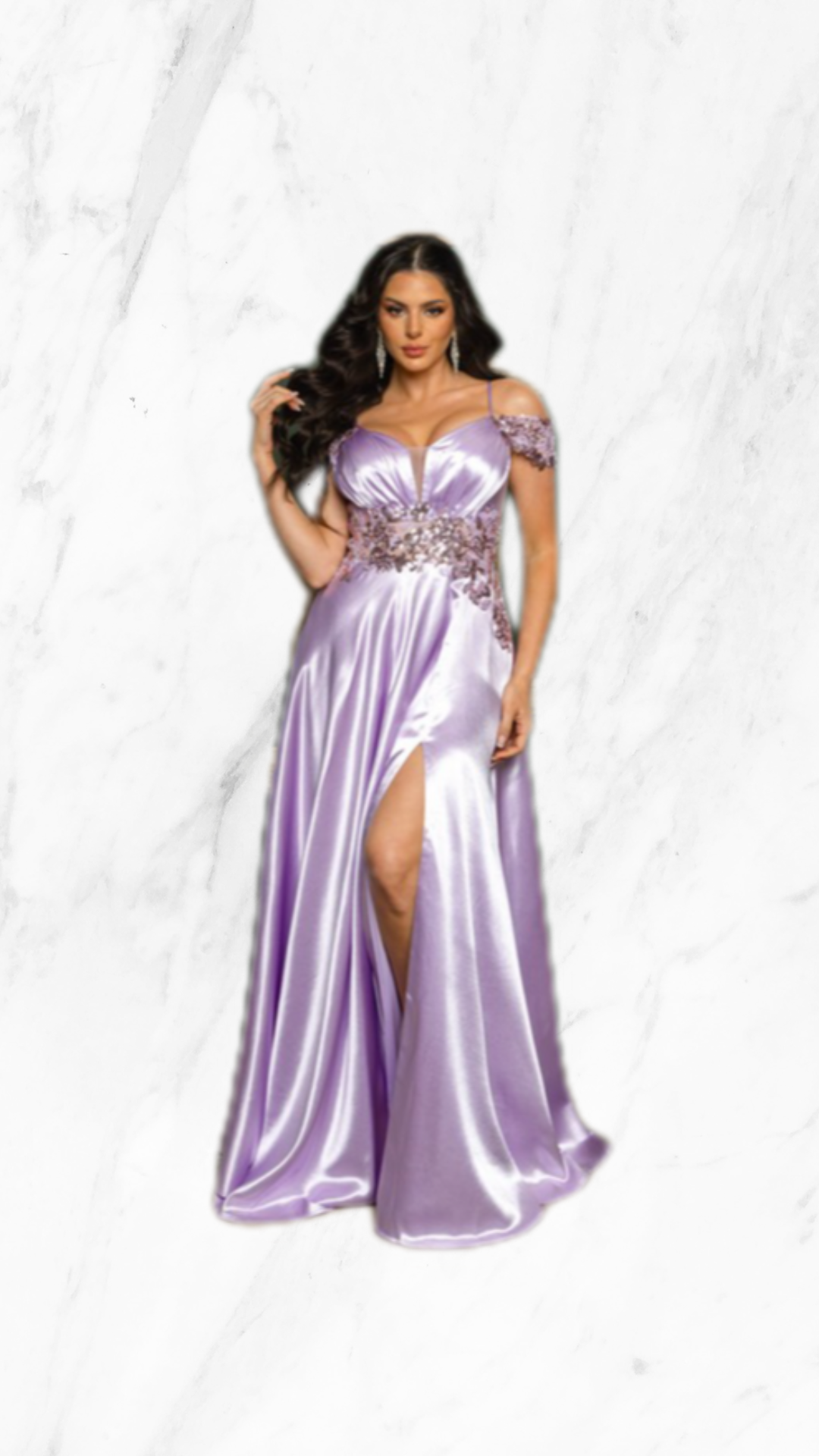 Elegant Ann style and bright details make it perfect for a wedding night