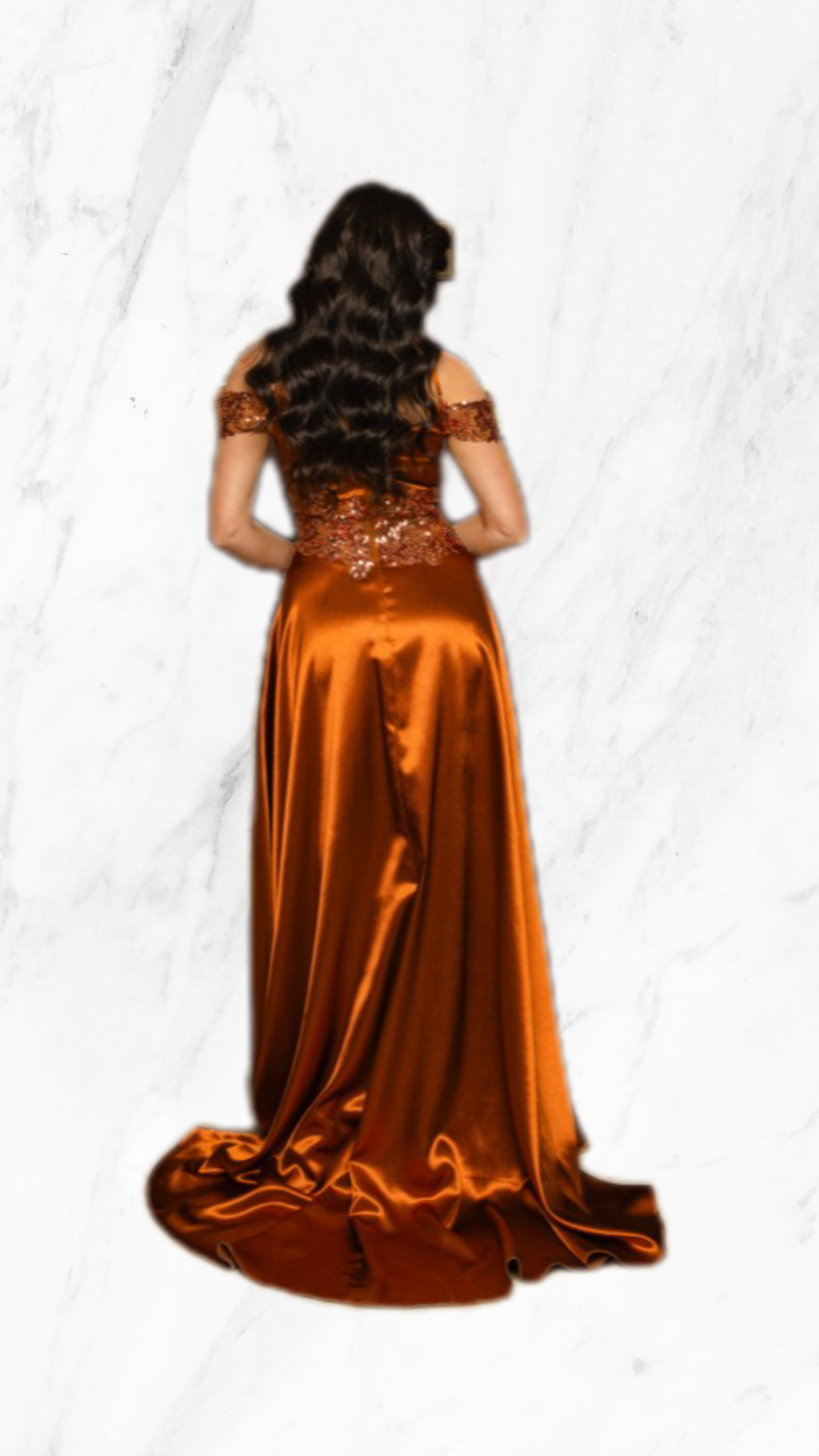Elegant Ann style and bright details make it perfect for a wedding night