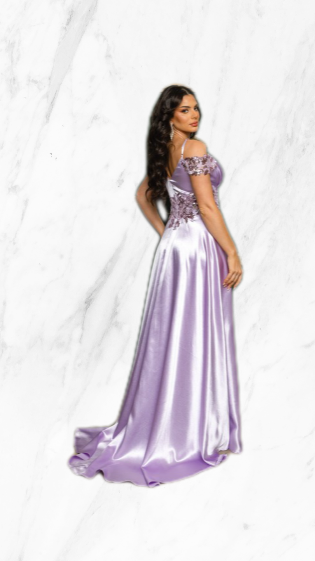 Elegant Ann style and bright details make it perfect for a wedding night
