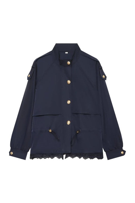 Chaqueta azul marino