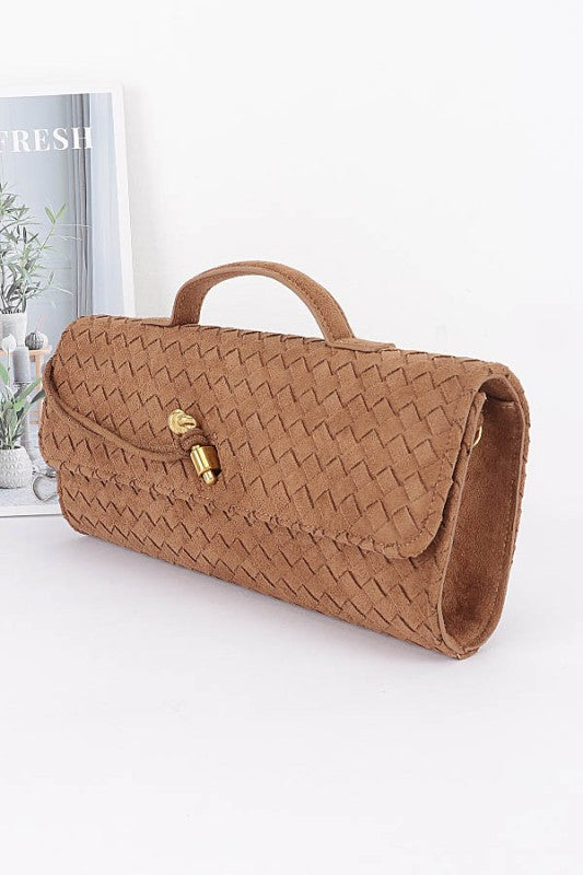 Cartera camel, vista lateral