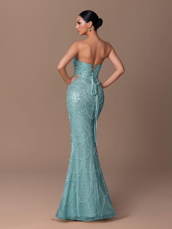 Vestido 5053N Sage espalda