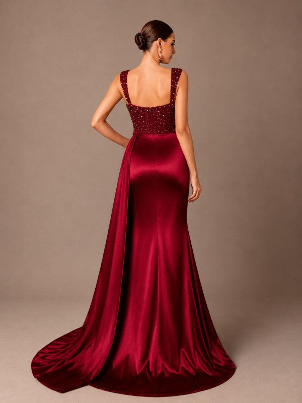 Vestido rojo 4271 vista posterior