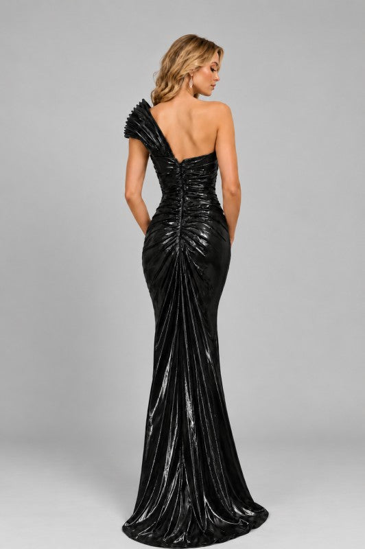 Vestido TD036N negro espalda